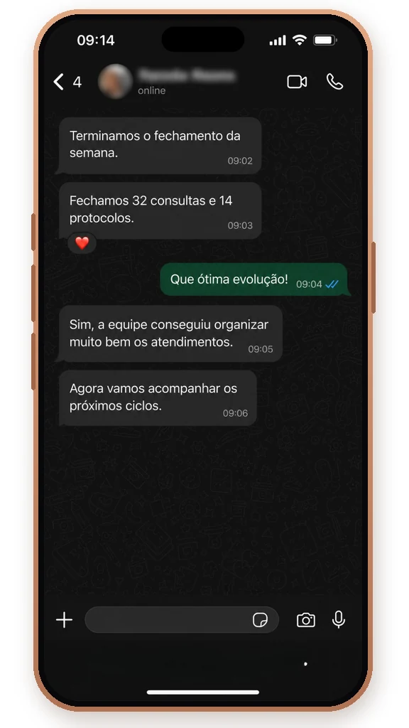 Prova de resultado em captação de pacientes — 12 de 16