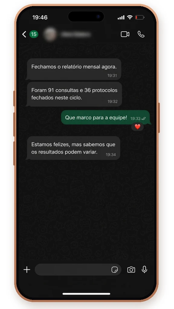 Prova de resultado em captação de pacientes — 16 de 16